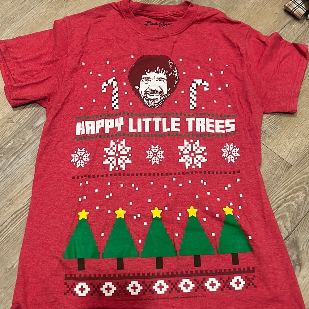 Bob Ross Christmas shirt